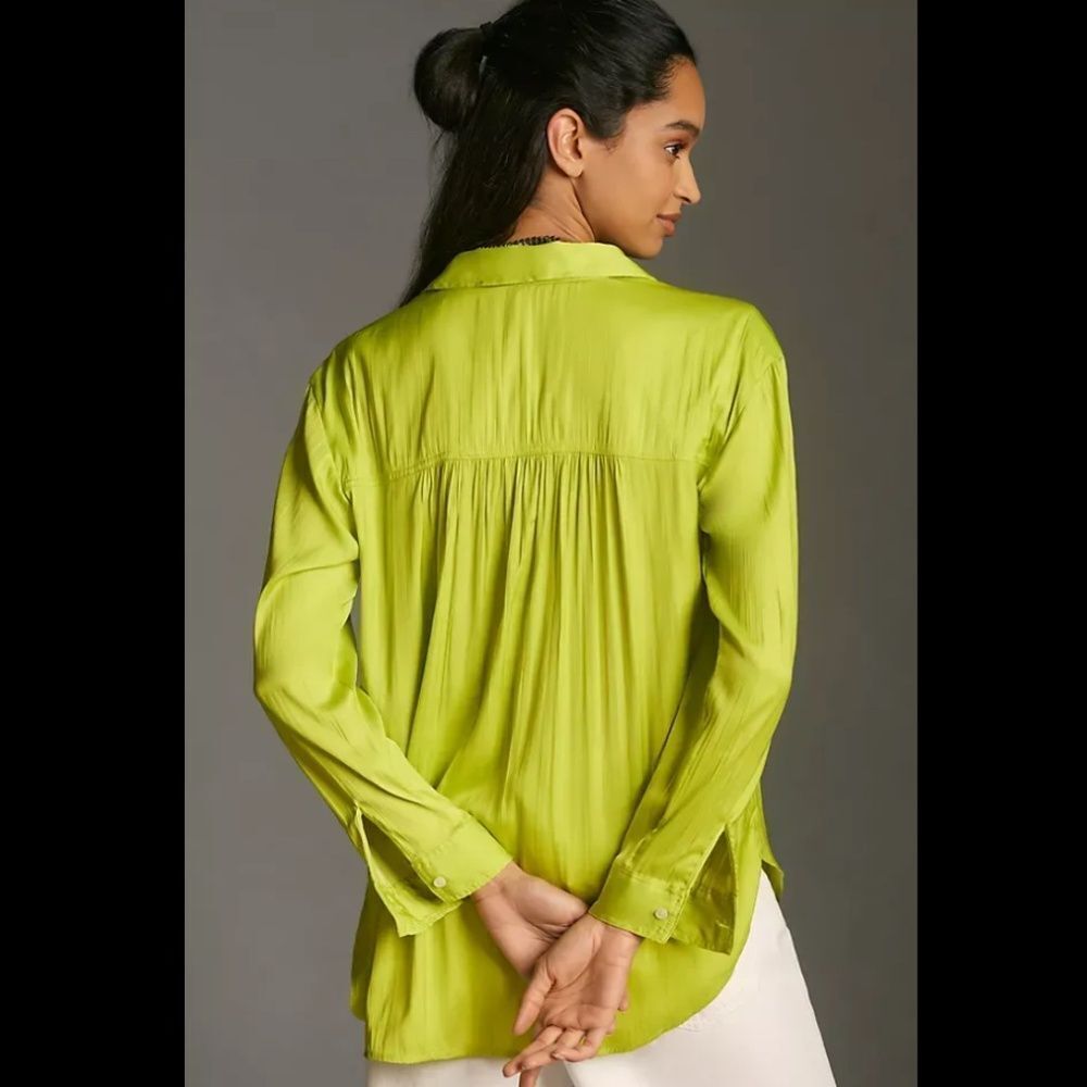 By Anthropologie Relaxed Buttondown Shirt - Picture 2 of 2